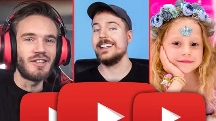 YouTube: Οι 10 κορυφαίοι YouTubers μετά την πρωτιά του MrBeast