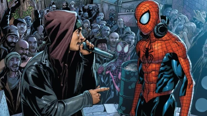 Eminem εναντίον Spider-Man στο νέο επικό cross-over της Marvel