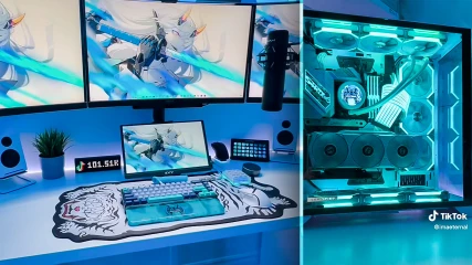Δείτε αυτό το πανέμορφο gaming setup που έγινε viral στο TikTok (ΒΙΝΤΕΟ)