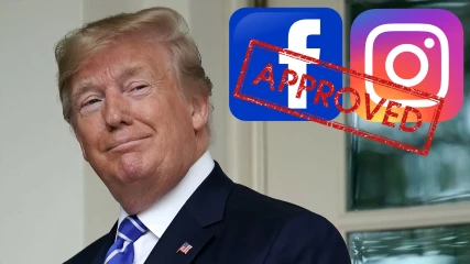 Ο Donald Trump επέστρεψε σε Facebook και Instagram