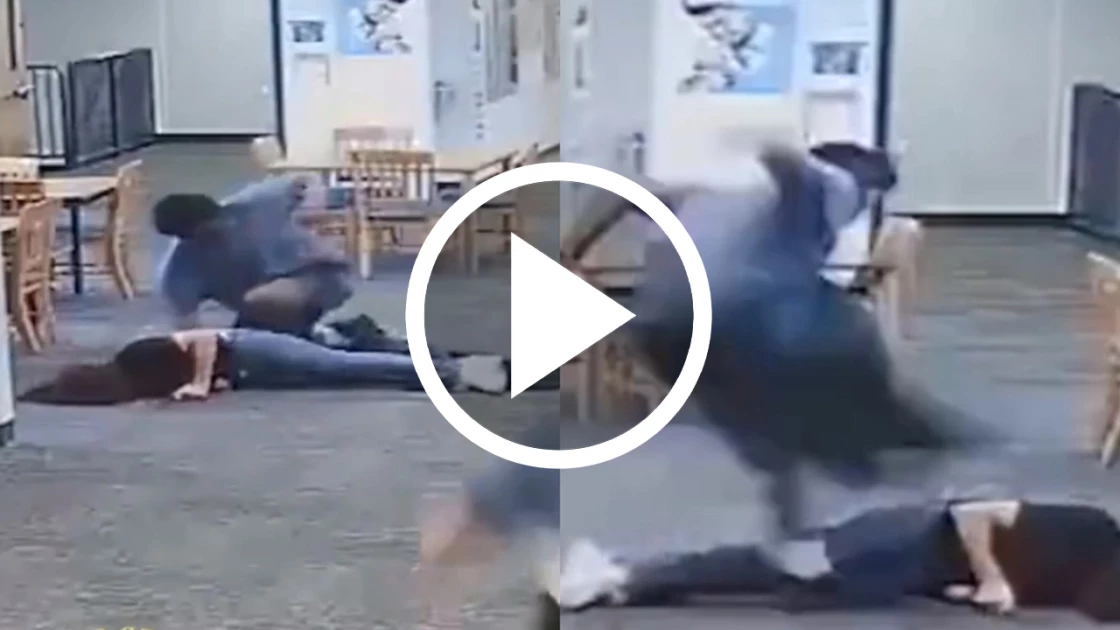 Video: He hit the student and left the teacher unconscious to take his game console!