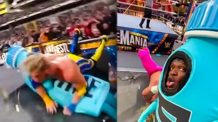 Logan Paul - WWE: Διέλυσε τον KSI πηδώντας πάνω σε τραπέζι - Viral το βίντεο στα social media