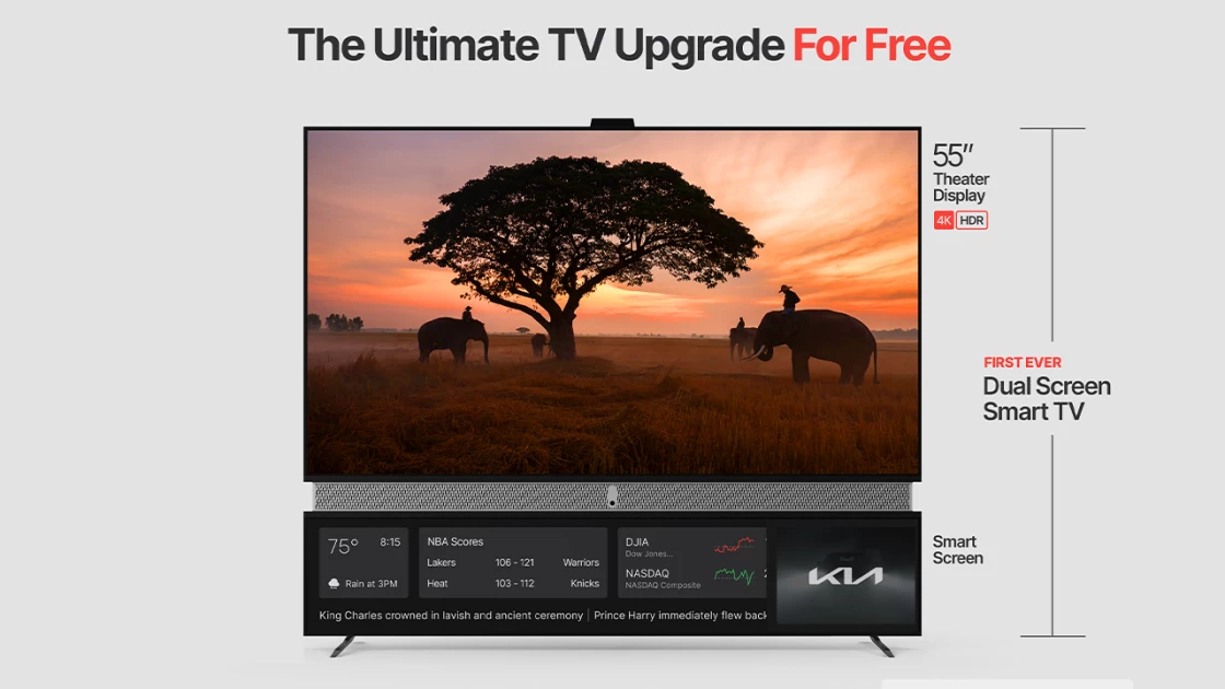 These TVs will be given away absolutely free – yes, they give it away