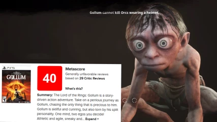 Το The Lord of the Rings: Gollum είναι το χειρότερα βαθμολογημένο παιχνίδι του 2023