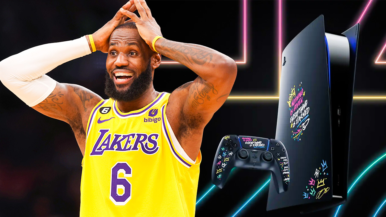 Ημερομηνία διάθεσης για τα custom αξεσουάρ του PlayStation 5 στα σχέδια του ΛεΜπρόν Τζέιμς