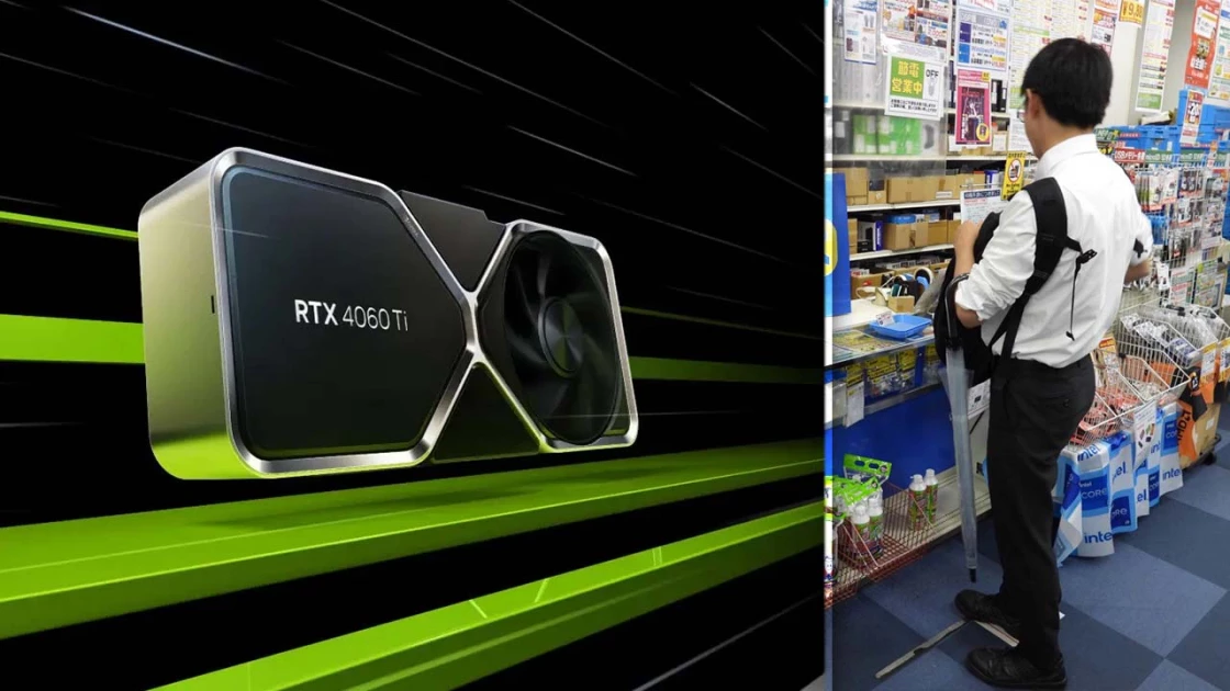 Japan: Only one person in the queue to buy the RTX 4060 (photo)