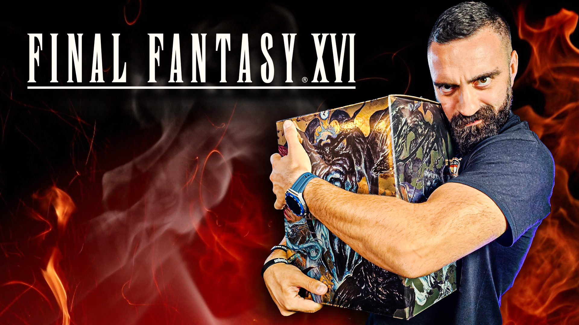 Ήρθε ένα επικό Final Fantasy 16 κουτί στο στούντιο!