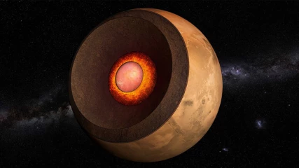 Ο πυρήνας του Άρη δεν είναι τόσο μεγάλος όσο νομίζαμε