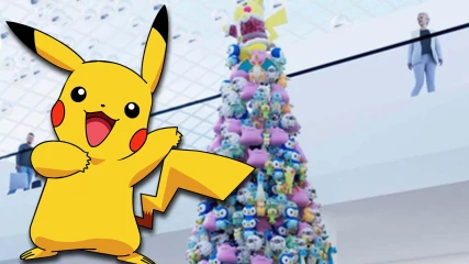 Δείτε το πανέμορφο και τεράστιο Χριστουγεννιάτικο δέντρο των Pokémon (ΦΩΤΟ)