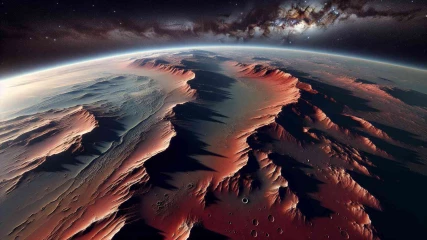 Θεαματική εικόνα της NASA από την τροχιά του Άρη (ΕΙΚΟΝΑ)