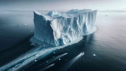 Το μεγαλύτερο παγόβουνο του κόσμου κινείται ξανά μετά από 40 χρόνια
