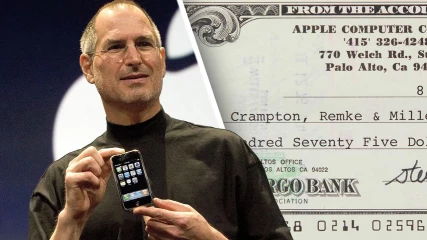 Επιταγή της Apple με υπογραφή Steve Jobs πουλήθηκε 10.000 φορές πάνω από την αξία της