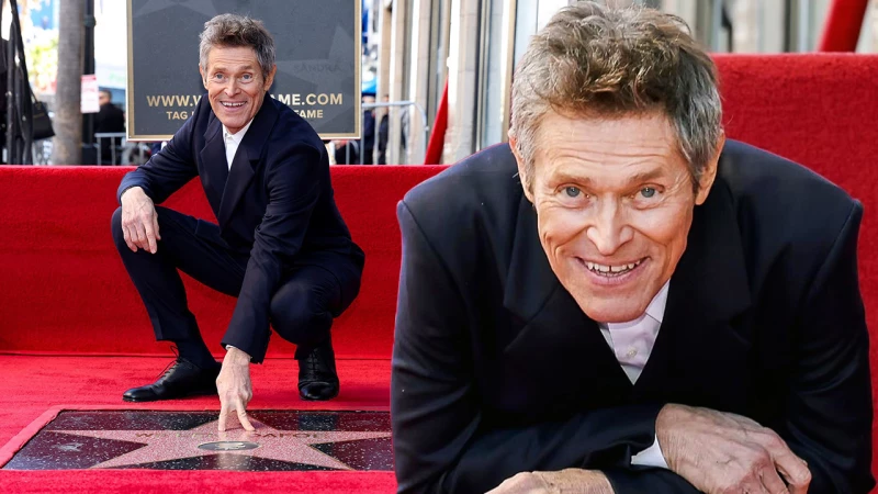 O Willem Dafoe απέκτησε αστέρι στην Λεωφόρο της Δόξας, μετά το θρίαμβο του Poor Things στις Χρυσές Σφαίρες