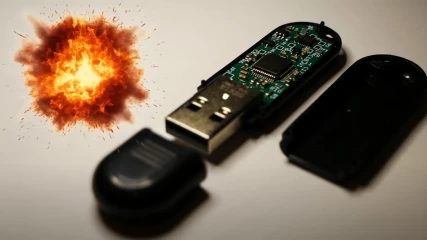Αυτό είναι ίσως το πιο ασφαλές USB στικάκι στον κόσμο: Έχει λειτουργία αυτοκαταστροφής!