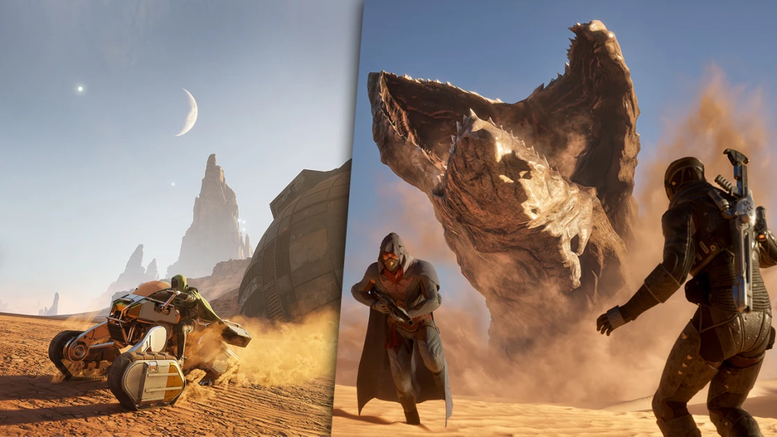The first gameplay footage of the amazing Dune: Awakening MMO!