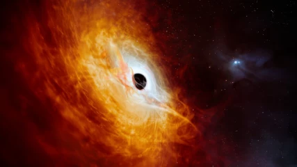 Η πιο “πεινασμένη“ μαύρη τρύπα τρώει έναν Ήλιο κάθε μέρα