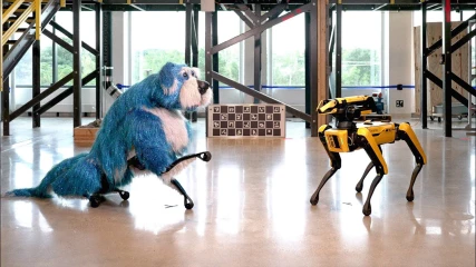 Η Boston Dynamics έντυσε το ρομποτικό της σκύλο και τον ονόμασε Sparkles (ΒΙΝΤΕΟ)