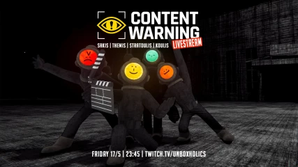 Content Warning Livestream | Παρασκευή 17/05