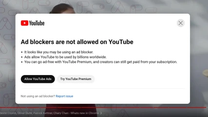 Το YouTube συνεχίζει τον πόλεμο στο AdBlock; – Χρήστες αναφέρουν νέα προβλήματα