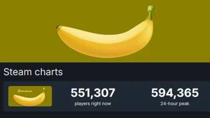 Πάνω από μισό εκατομμύριο παίκτες παίζουν στο Steam ένα παιχνίδι που κάνεις κλικ μια μπανάνα