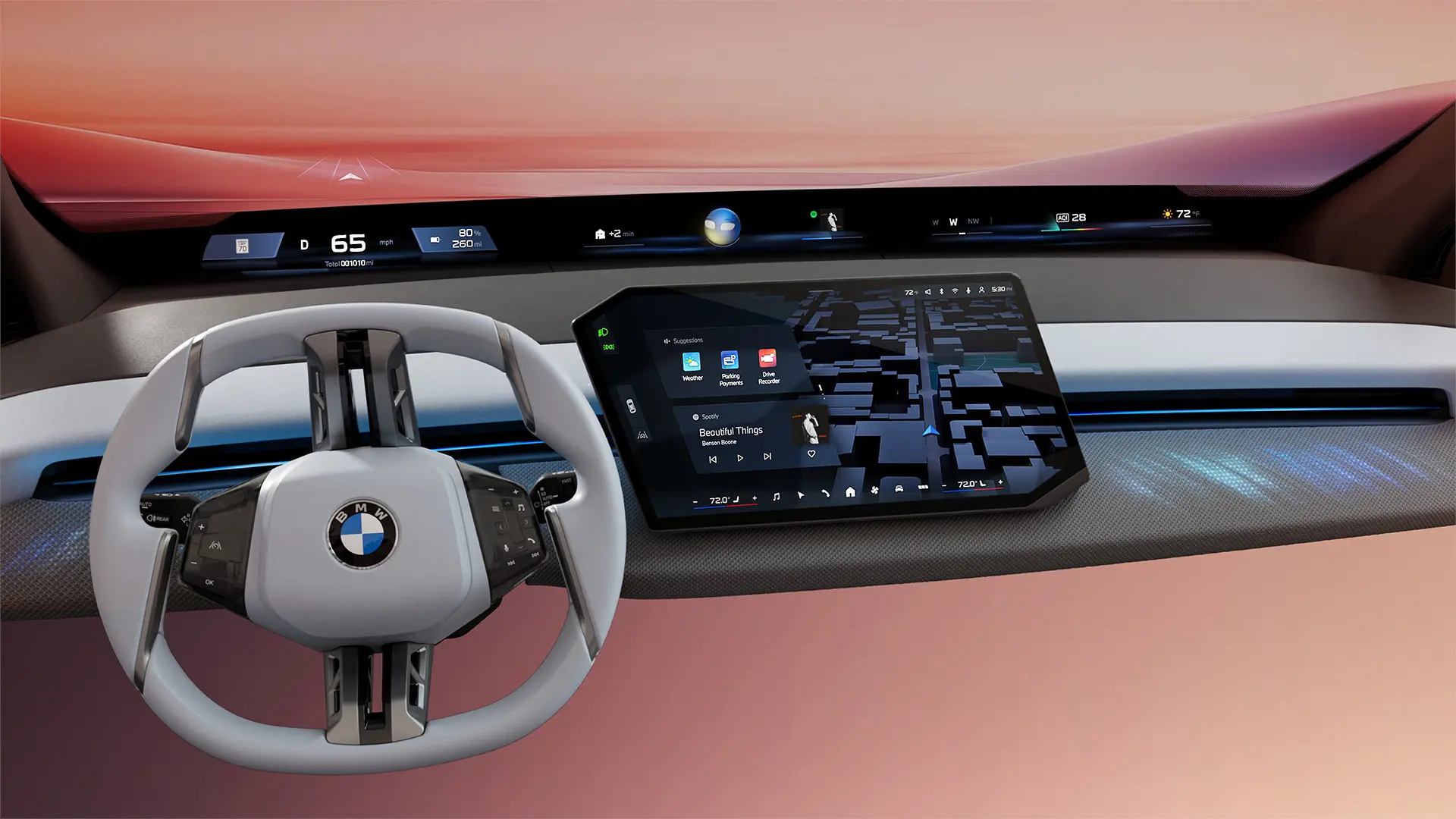 Το BMW Panoramic Vision προβάλει τις πληροφορίες στο παρμπρίζ (ΒΙΝΤΕΟ)