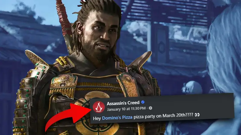 Assassin’s Creed Shadows: Η Ubisoft απάντησε στην “troll” ανάρτηση της Domino’s Pizza!