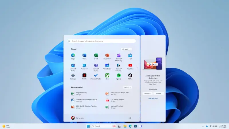 Η Έναρξη των Windows 11 μεταμορφώνεται για τους κατόχους iPhone!
