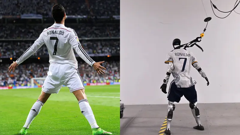 ΒΙΝΤΕΟ: Η Nvidia προπόνησε ρομπότ να κάνει το ‘Siu’ του Cristiano Ronaldo!