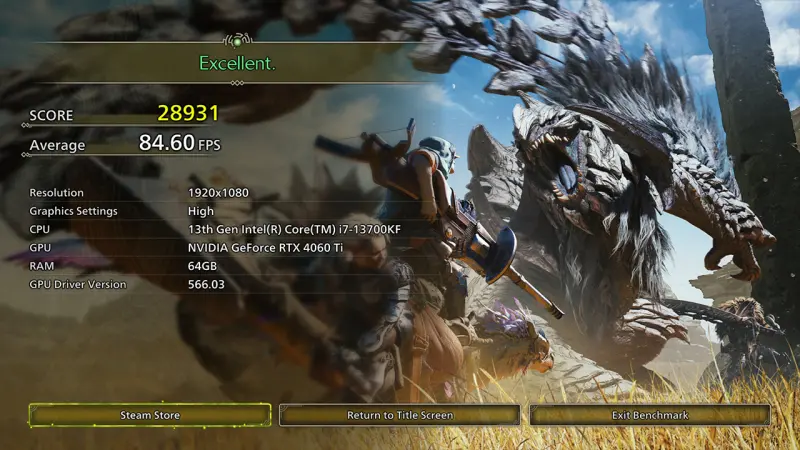 Monster Hunter Wilds: Κατεβάστε δωρεάν το επίσημο benchmark για να δείτε αν το PC σας το αντέχει!