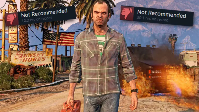 Το GTA 5 έχει πλέον τη χειρότερη βαθμολογία από όλα τα παιχνίδια του franchise στο Steam!