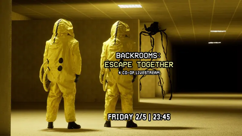 Backrooms: Escape Together | UH TEAM LIVESTREAM!