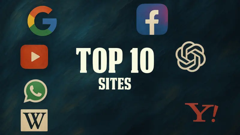 Το ChatGPT στην 5η θέση ανάμεσα στα sites παγκοσμίως. Δείτε το Top 10!