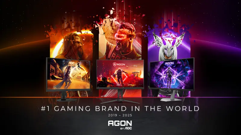 Η AOC στην πρώτη θέση των gaming οθονών