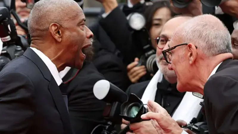 Δείτε την ένταση του Denzel Washington με φωτογράφο στο κόκκινο χαλί! (ΒΙΝΤΕΟ)