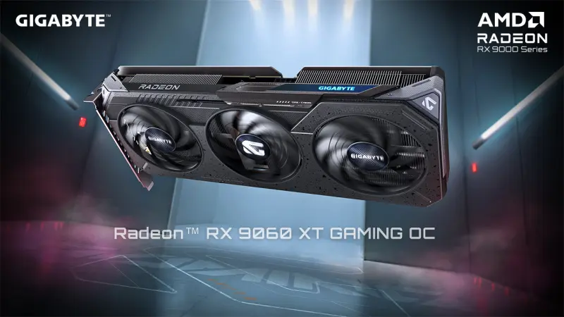 Η GIGABYTE ανακοίνωσε την κυκλοφορία των καρτών γραφικών AMD Radeon™ RX 9060 XT και Radeon™ AI PRO R9700
