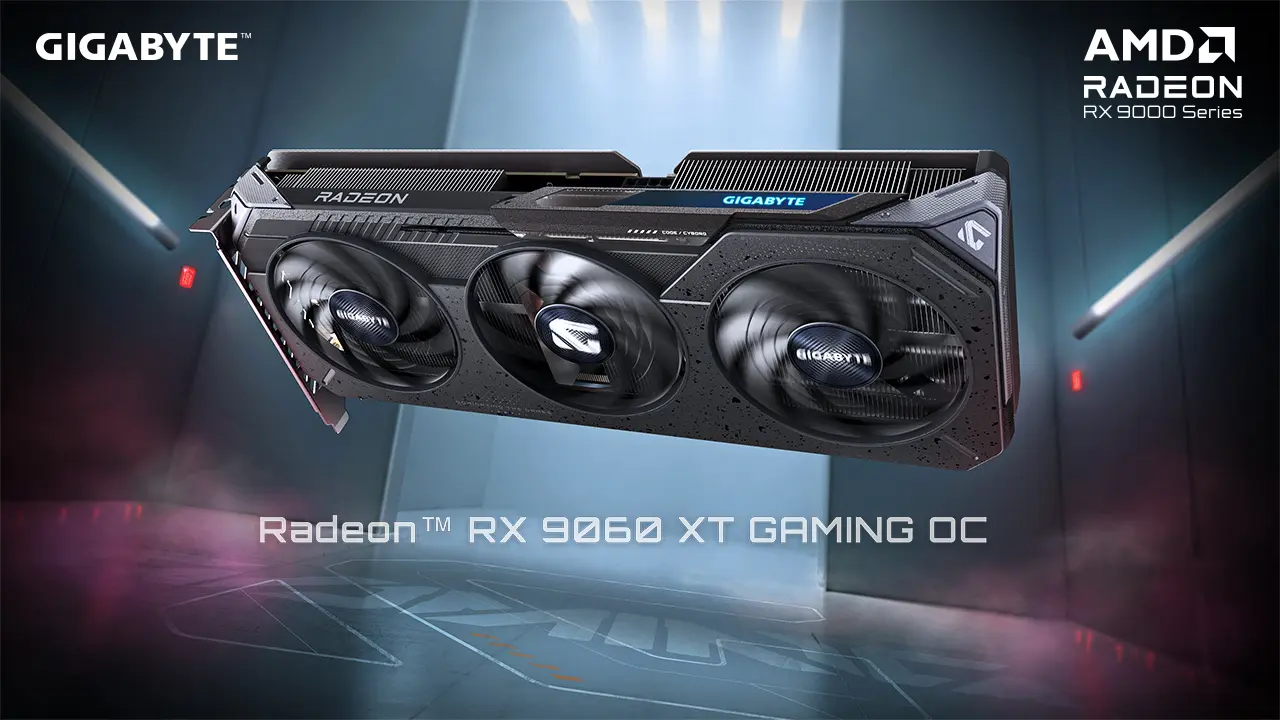 Η GIGABYTE ανακοίνωσε την κυκλοφορία των καρτών γραφικών AMD Radeon™ RX 9060 XT και Radeon™ AI PRO R9700