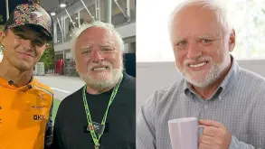 Ο “θρύλος” των memes πήγε στο Grand Prix και όλοι ήθελαν selfie μαζί του!