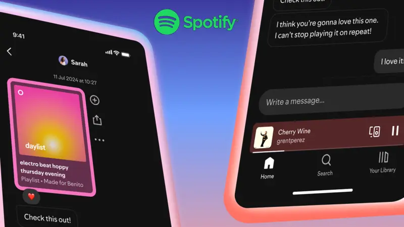 Το Spotify φέρνει τα…μηνύματα στην εφαρμογή του!
