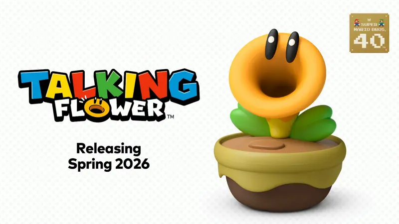 Η Nintendo θα κυκλοφορήσει ένα λουλούδι που μιλάει