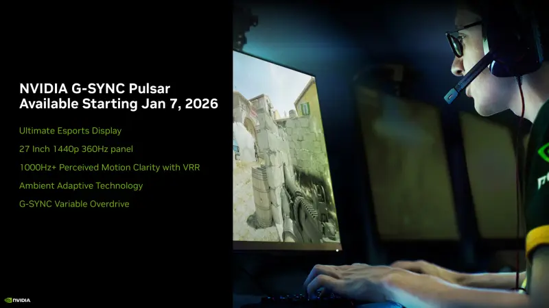 Ανακοινώθηκε η G-SYNC Pulsar τεχνολογία από την Nvidia – Η νέα γενιά στα gaming monitors