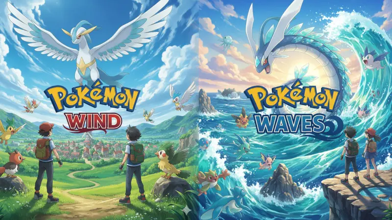 Pokémon Winds & Pokémon Waves: Τεράστιο leak αποκαλύπτει ολόκληρο το region της Gen 10!