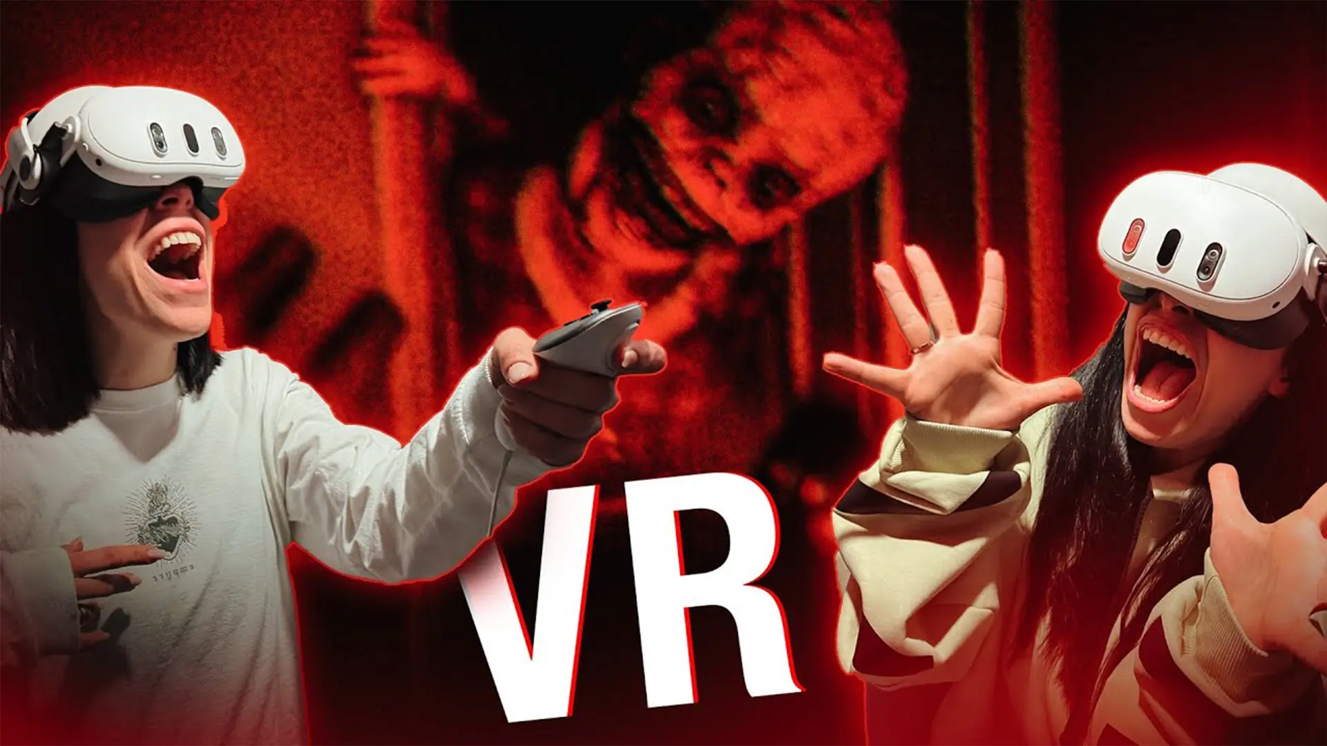 Η Εφιαλτική Νύχτα με το VR και τα Κορίτσια | ΝΕΟ HORROR NIGHT VR!