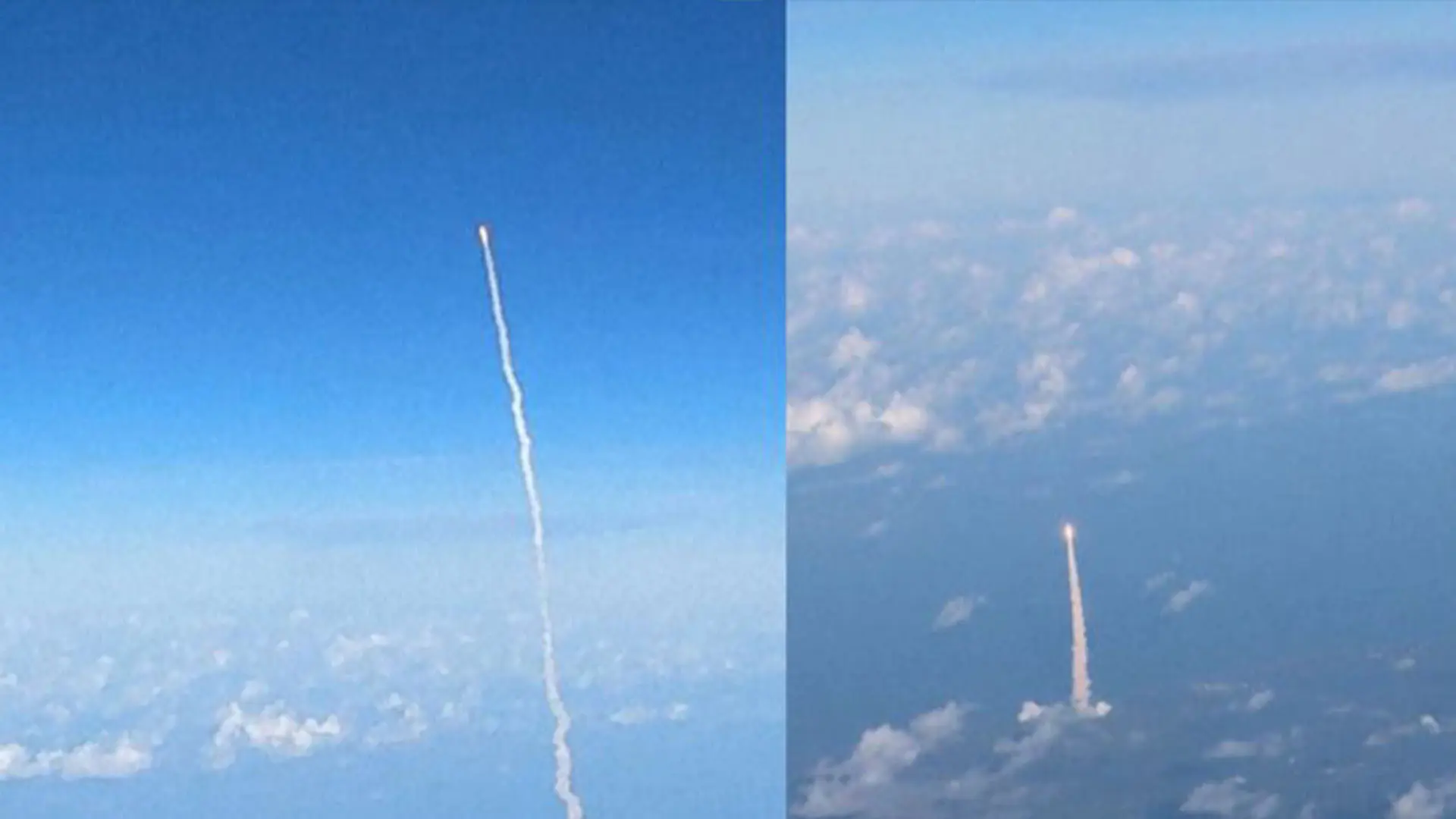 Artemis II: Επιβάτες αεροπλάνου κατέγραψαν την εκτόξευση του πυραύλου από ψηλά (ΒΙΝΤΕΟ & ΕΙΚΟΝΕΣ)