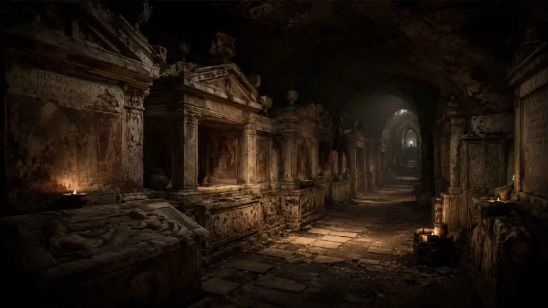 Μια απόκοσμη πόλη των νεκρών κρυβόταν κάτω από τη Ρώμη
