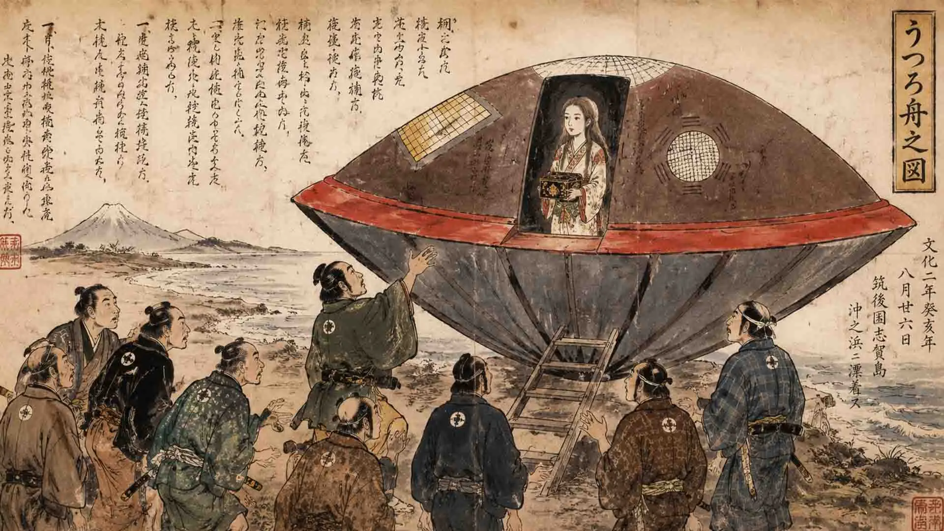 Το UFO που ξεβράστηκε στις ακτές της Ιαπωνίας και η γυναίκα με το μυστηριώδες κουτί