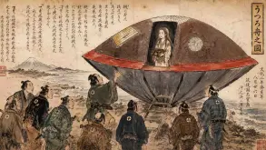 Το UFO που ξεβράστηκε στις ακτές της Ιαπωνίας και η γυναίκα με το μυστηριώδες κουτί