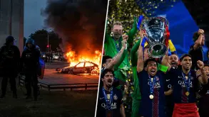 Τα έκαναν όλα στάχτη για την κούπα της PSG - Φωτιές μέχρι και στον Πύργο του Άιφελ! (ΒΙΝΤΕΟ)
