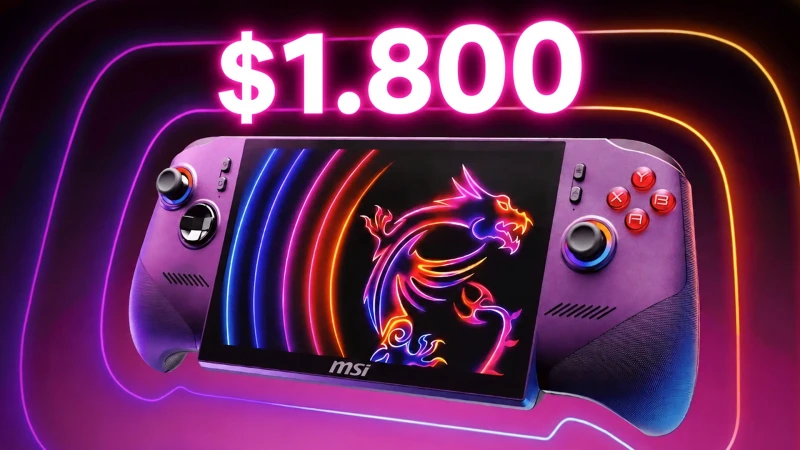 MSI Claw 8 EX AI+ - Στα $1800 το νέο PC gaming handheld της MSI