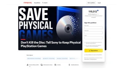 PlayStation: Πάνω από 110 χιλιάδες υπογραφές για να σωθούν τα physical παιχνίδια σε δίσκο!