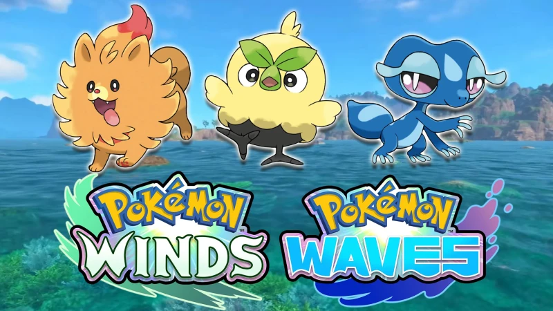 Σημαντικά νέα για τα Pokemon Winds και Pokemon Waves!